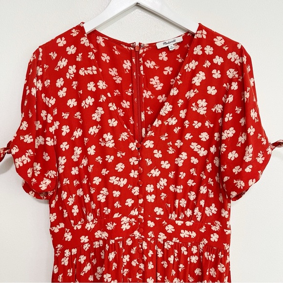 BOGO! Madewell Retro Dress Happy Hibiscus Floral Print - Picture 5 of 9